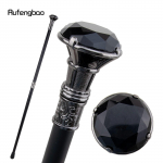 Black Diamond tipo sidabrinė lazda madinga dekoratyvinė lazda džentelmenui eleganti&scaron;ka cosplay lazda rankena crosier 93cm