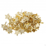 100 vnt Head Brads popieriniai tvirtinimo elementai auksui 14 mm