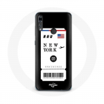 Coque pour Huawei p30 lite Billet d'avion new york
