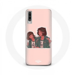 Coque pour Samsung Galaxy A70 Squid Game Ji Yeong Et Kang Sae Byeok