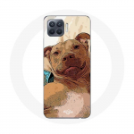 Coque pour Oppo A93 American Pit Bull Terrier Marron
