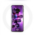 Dėklas Samsung Galaxy S9 Plus BTS TinyTAN Animacija Plakatas RM Jin Suga J-Hope Jimin V Ir Jungkook Mic Drop