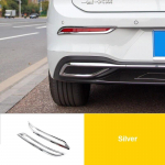 Volkswagen VW Golf 8 MK8 2022 ABS Automobilio Galinio Rūko Žibinto Dangtelio Apdailos Juostelė Uodegos Rūko Žibinto Rėmelio Lipdukas Priedai sidabras