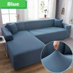 Elastinis sofos užvalkalas svetainei 1/2/3/4 vietų L formos kampinis sofos užvalkalas Chaise Longue tamprus sofos sofos fotelio užvalkalas 4 Seater 235-300cm