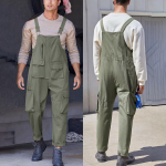Vyri&scaron;ki kombinezonai su antkrūtiniais, skirti vyri&scaron;kam darbui Dungarees Unisex Workwear Romper Oversized Jumpsuit