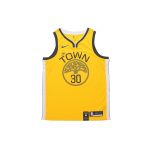 Nike NBA Earned Edition Golden State Warriors Stephen Curry mar&scaron;kinėliai Vyri&scaron;ki mar&scaron;kinėliai Geltoni BQ1159-731 XL