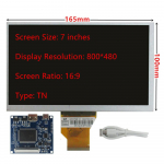 3,5/4,3/5/6,5/7/8/9/10,1 colio LCD ekranas TFT IPS &bdquo;pasidaryk pats&ldquo; monitoriaus tvarkyklės valdymo plok&scaron;tė HDMI Raspberry Pi ne&scaron;iojamo kompiuterio antrinis ekranas