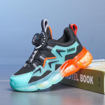 28-39 Vaiki&scaron;ki neslystantys ir atsparūs dėvėjimuisi madingi lauko sporto ir laisvalaikio batai Vaiki&scaron;ki batai 35 juoda