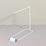 Countertop Organizer Stand Standing Modern Rack Holder Hanging Display for Bracelet Pendant s Decor 1 Row White