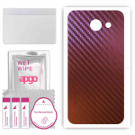 apgo skin sticker film foil vinyl for the BACK compatible with Huawei Y5II, scratch-resistant, easy to install - Carbon Chameleon CAKA5