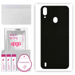 apgo Protective Skin Sticker for the back compatible with Blackview A60 Pro, Wrap Film, Foil, Vinyl - Pattern Matrix