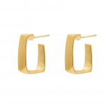 iF ME Retro auksiniai geometriniai kvadratiniai auskarai moterims Temperamento auskarai Madingi madingi aksesuarai