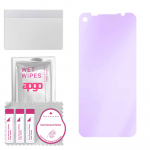 apgo Anti-Blue 9H Hybrid protective glass compatible with Doogee S97 Pro, flexible nano glass, great replacement for tempered glass, scratch-resistant