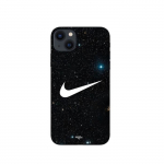 Dėklas - Nike - Iphone 13 - Žvaigždėta galaktika - Lankstus - Juodas