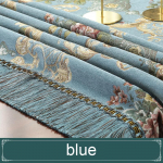 Europos retro stiliaus valgomojo staltiesė su kutais prabangiu siuvinėjimo staltiesės dangteliu gėlėmis Eleganti&scaron;ka staltiesės dekoracija Svetainė 150x220cm