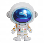 1vnt Kosmoso gimtadienio vakarėlio aliuminio folijos balionų rinkinys Kūdikio kosmomano teminiai vakarėlio papuo&scaron;imai Animacinis filmas Astronauts 78 x58