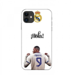 Coque Maniacase pouriPhone 11 Kylian Mbappe Real Madrid 9 Hola