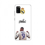 Coque Maniacase pour Samsung Galaxy A41 Kylian Mbappe Real Madrid 9 Hola