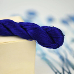 100 % &scaron;ilkmedžio &scaron;ilko siūlų siūlas natūralus kini&scaron;kas &scaron;ilkas. 25g blue