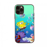 PB13 SpongebobBlack sofos dėklas, skirtas Xiaomi Poco X6 X4 M5 M6 F5 F6 C65 C55 C50 C51 C40 Pro Redmi 14C A3X 13C 12C 11T 10A 9C Note 7 6 8A Plus Redmi Note 12S gagatas