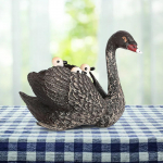 2&ndash;6 pakelių miniatiūrinės gulbės statulos dekoratyviniai daiktai virtuvės miegamajam 2 Pcs