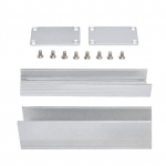 Aliuminio lydinio korpuso galios stiprintuvo jungiamoji dėžutė elektroninis &bdquo;pasidaryk pats&ldquo; apsauginis au&scaron;inimo dėklas