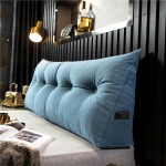 Galvūgalio pagalvė Skausmą mal&scaron;inanti sofa Juosmens pagalvėlė Plei&scaron;to formos miego pagalvė Lovos pagalvė 200 * 50 * 20cm mėlyna