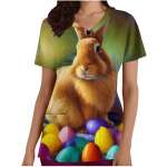 Rudens Žiemos Mieli Triu&scaron;iai Skaitmeniniu 3D spaudu V formos i&scaron;kirpte Ki&scaron;enė Trumpomis Rankovėmis Mar&scaron;kinėliai Moteri&scaron;ki S