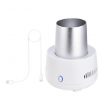 USB Mini &scaron;aldytuvas Gėrimų greitas au&scaron;inimo puodelis Alaus butelis Vandens Sodos Gėrimai Au&scaron;inamasis Puodelis Ledo Automobilio Namų &Scaron;aldymo Puodelis balta