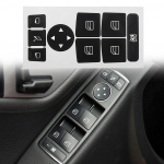 Automobilio lango valdymo jungiklio mygtuko remonto lipdukas jungiklio rankenėlės remonto lipdukas skirtas Mercedes-Benz W204 C300 mygtukų remonto rinkiniams CHINA
