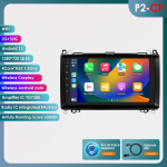 Hiizpo Android13 automobilinis radijas, skirtas Mercedes Benz W169 W245 B200 W906 Sprinter W639 Vito Multimedia Video Player Navigacija Pažangi GPS Carplay Auto P2CP 4Core 2G 32G AI