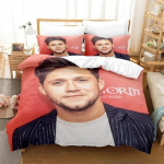 3D spausdinys Niall Horan patalynės komplektas, antklodės užvalkalas, antklodė, lovos komplektas, užvalkalas antklodei, pagalvės užvalkalas, karali&scaron;ko, karali&scaron;ko dydžio, vienviečio dydžio, berniukams, mergaitėms, suaugusiems AU Single 140x210cm