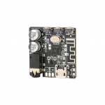 &bdquo;Bluetooth 5.0&ldquo; belaidis stereo muzikos stiprintuvo modulis MP3 grotuvui, juodas juoda