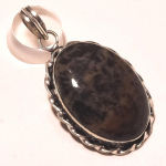Dendritic Opal Gemstone Handmade Ethnic Birthday Gift Jewelry Pendant 2 q0t29
