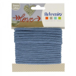 Fil tricotin - Ficelle - 5 m&egrave;tres - Bleu - 5mm - Cr&eacute;ation de mots et formes