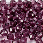 Ensemble de perles - Creotime - Violet - 4 mm - 45 pi&egrave;ces - Pour enfants &agrave; partir de 8 ans
