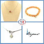 Pierres et Min&eacute;raux. Parure bijoux Bracelet Collier 1 Perle Pierre de soleil d'Afrique Taille personnalisable.
