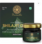 SUWASTHI Gryna Shilajit derva 30g | Natūralus jėgos ir i&scaron;tvermės stipriklis | Mažina silpnumą