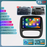 Hizpo 4G AI Balsu valdomas Android Auto Radijas Renault Trafic 3 2014-2021, Opel Vivaro B 2014-2018, Carplay Automobilio Multimedija, I&scaron;manusis Ekranas, GPS 2din P2CP A 4Core 2G 32G AI