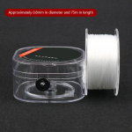 100/80/75M stiprus elastingas karoliukų virvelis apyrankėms, tempiamas siūlas, karoliai, &bdquo;pasidaryk pats&ldquo; papuo&scaron;alų gamybos virvelių linija 0.8MM