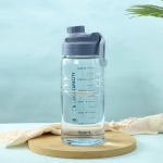 1,5 litro sportinis butelis be BPA su dideliu filtru, didelis 2600 ml geriamasis butelis, virdulys, vandens butelis, vandens butelis, skirtas verdančiam vandeniui 1500ML
