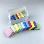 11 vnt. Fluorescencinės spalvos lipnūs lapeliai Post-it, bloknotai, lipdukai planuotojui, bloknotas, mokyklinės biuro prekės