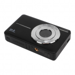 Skaitmeninis fotoaparatas paaugliams vaikams 44MP 1080P HD 16X skaitmeninis priartinimas automatinio fokusavimo ki&scaron;eninis kompakti&scaron;kas fotoaparatas, skirtas UK PLUG juoda