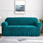 1 vnt. storas katjoninis sofos užvalkalas, neslystantis, apimantis visą, apsauga nuo dulkių, vienvietis, dvivietis, trivietis, elastingas, apimantis visą, apsauga nuo dulkių 4-Seater-230-300cm