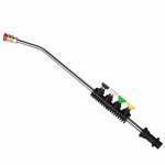 Metalinis vandens pur&scaron;kimo antgalis Lance vandens lazdelės antgalis Karcher K serijos automobiliniam slėginiam plovikliui su 5 antgaliais K2 K3 K4 K5 K6 vandens pistoletu juoda