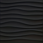 12vnt 30x30cm 3D tekstūruotos PVC sienų plok&scaron;tės Neper&scaron;lampamos plok&scaron;tės virtuvei Svetainė Vonios Koridorius Biuras Namų Bendrabučio dekoras 12pcs juoda