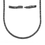 Gryno titano germanio karoliai juodiems magnetiniai lengvi ir patvarūs 55cm [Hachi] Vyrams, Karoliai, Hematitas, Dizainas, Unisex,