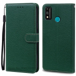 Dėklas Honor 9X Lite Odinis atverčiamas piniginės dėklas Honor 9X Lite JSN-L21 JSN-L22 JSN-L23 vir&scaron;elis Honor 9 X Lite telefono dėklas Fundas For Honor 9X Lite tamsiai žalia spalva