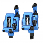 HB100 Dviratis Aliuminio Lydinio Hidraulinių Diskinų Stabdžių Komplektas Priekinis Galinis Kalnų Plento Dviratisspalvingas