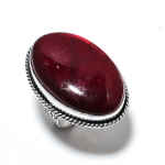 Red Labradorite Handmade 925 Sterling Silver Jewelry Ring Size 9 p0c37